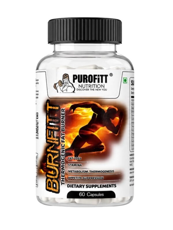 PUROFITT Burn Fit Fat Burner 60 Capsules | Thermogenic Supplement